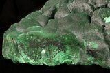 Fibrous Malachite Crystal Cluster - Congo #45337-2